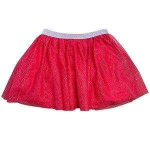 Sparkling Red Tulle Skirt